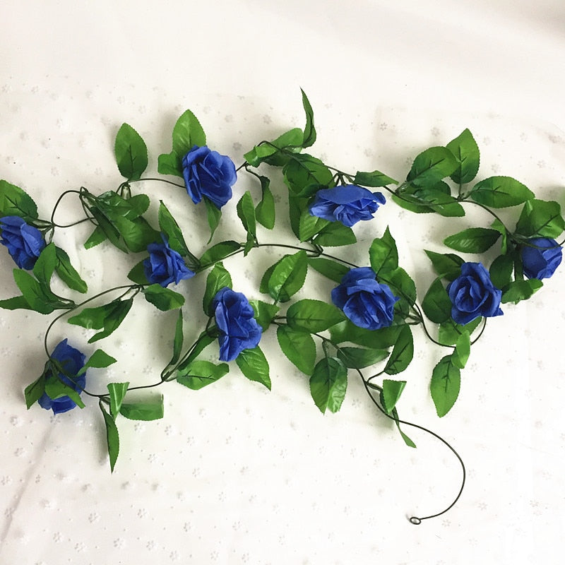 Silk Roses Garlands, 250 cm