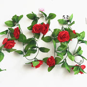 Silk roses garland, view 17 - MRSLM