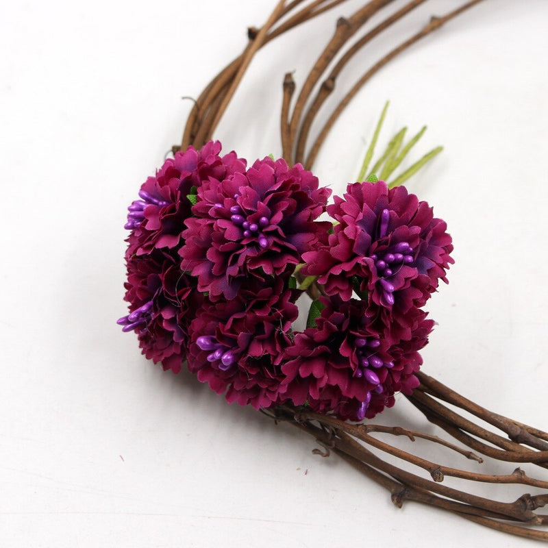 silk artificial flower bunch, view 2 - MRSLM
