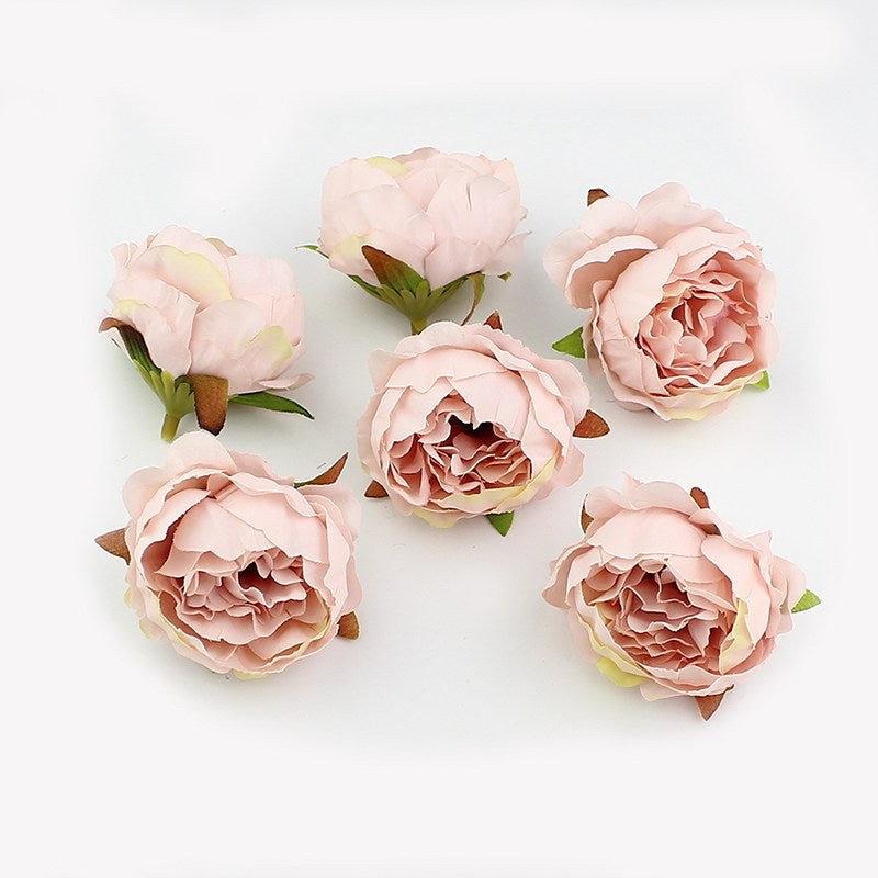 diy silk artificial peony flowers, view 6 - MRSLM