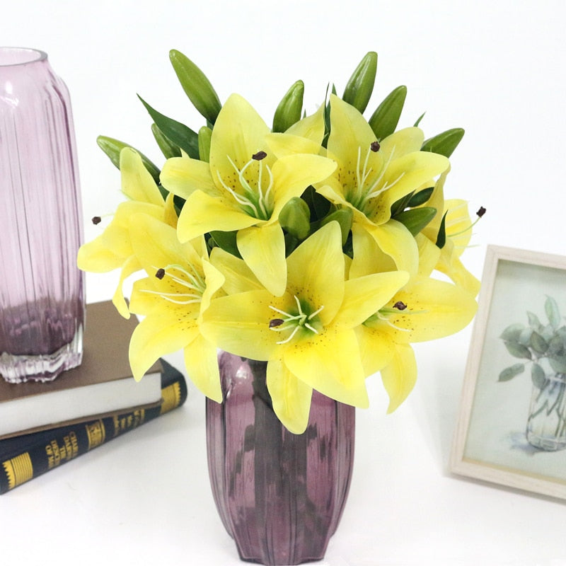 lily bouquet decoration set, view 8 - MRSLM
