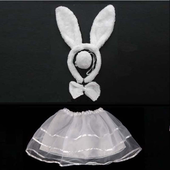 Girl's Cute Rabbit Costume Set