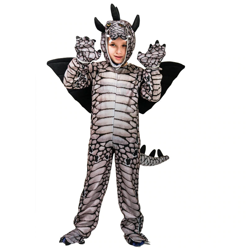 Halloween dinosaur costume for boys, view 3 - MRSLM