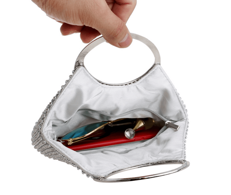 fashion rhinestone party bag, view 8 - MRSLM