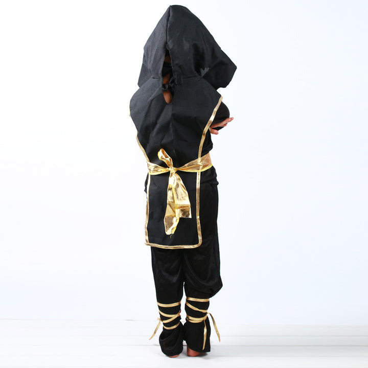 Kid's Black Ninja Cosplay Costume