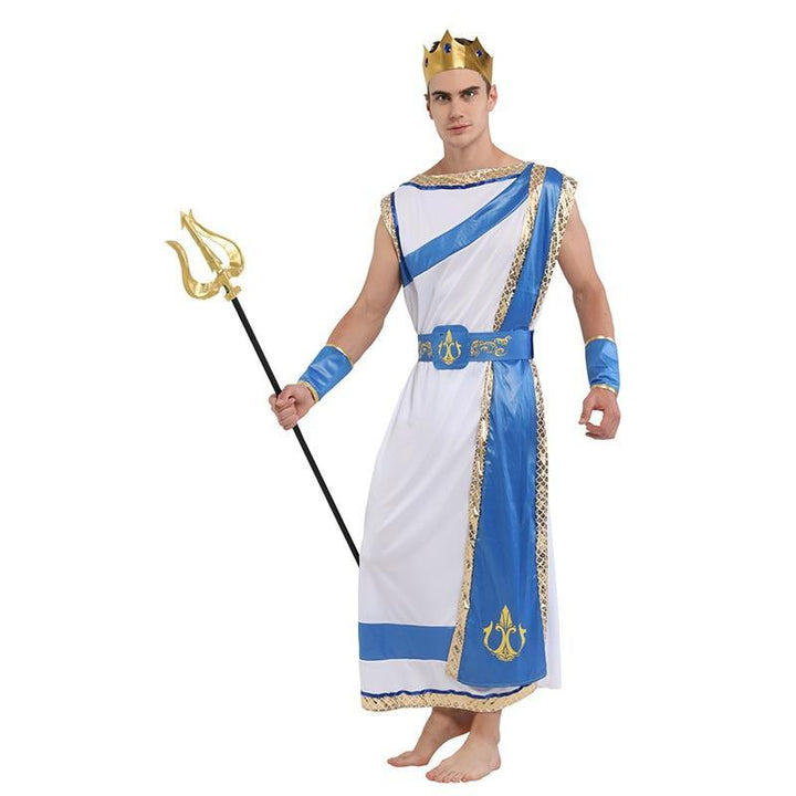Men's Poseidon Dress Costume Set
