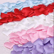 heart petals satin confetti - MRSLM