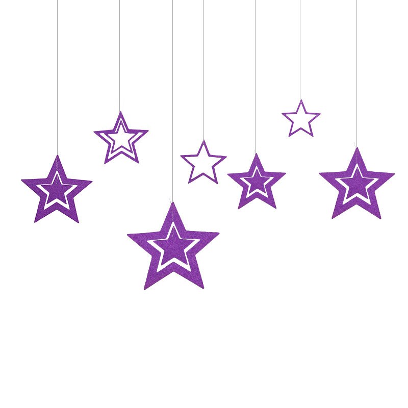 Star Shaped Paper Haging Garland for Wedding