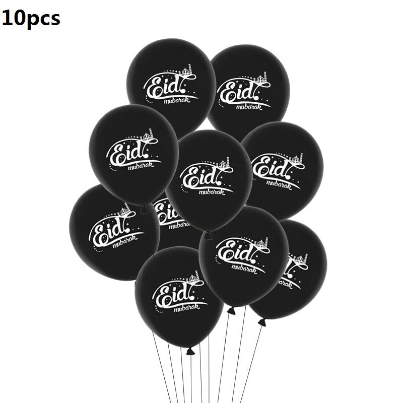 eid mubarak banner and balloons set, view 5 - MRSLM
