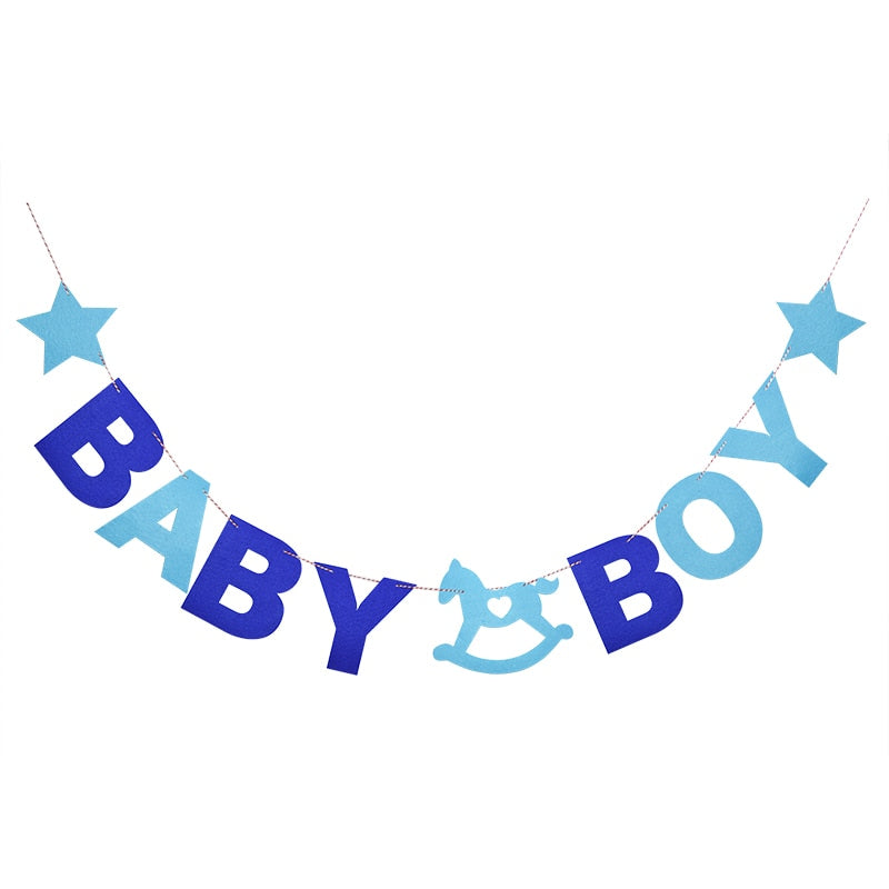 long baby shower garland, view 4 - MRSLM