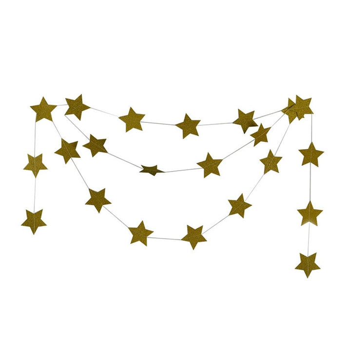 Wall Hanging Paper Star Garland for Wedding