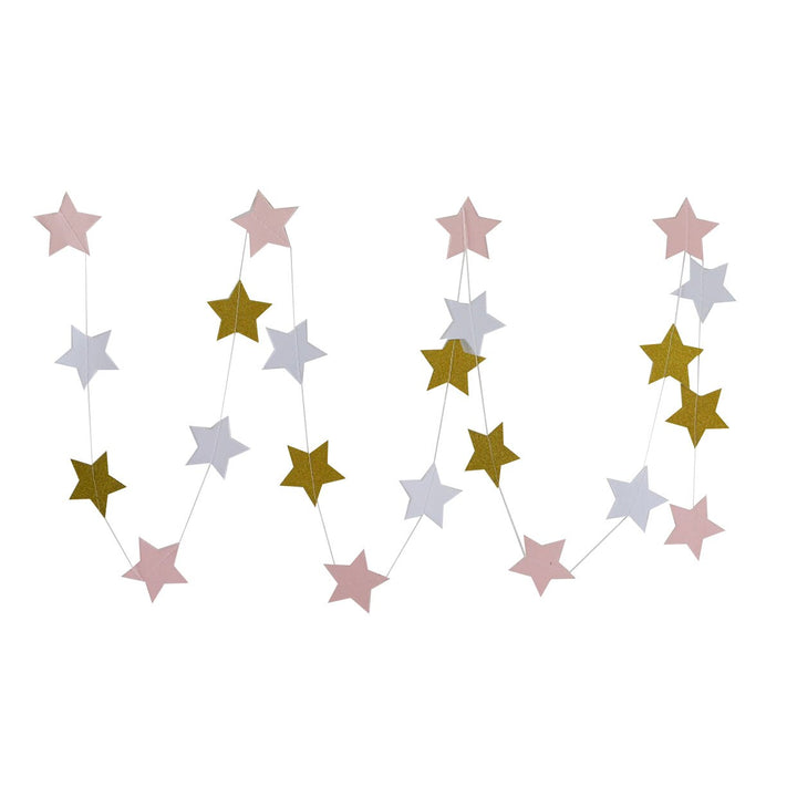 Wall Hanging Paper Star Garland for Wedding