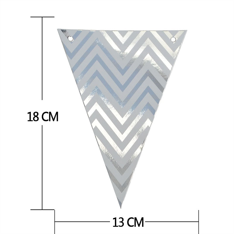 paper flag garland banner, view 9 - MRSLM