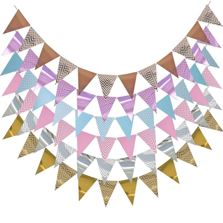 Flag Paper Board Garland Banner