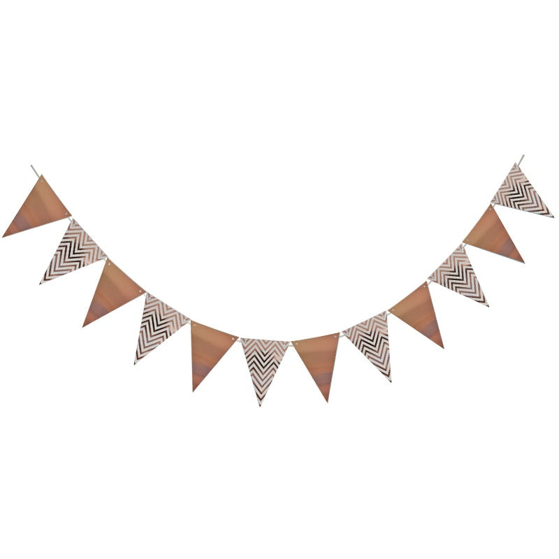 paper flag garland banner, view 4 - MRSLM