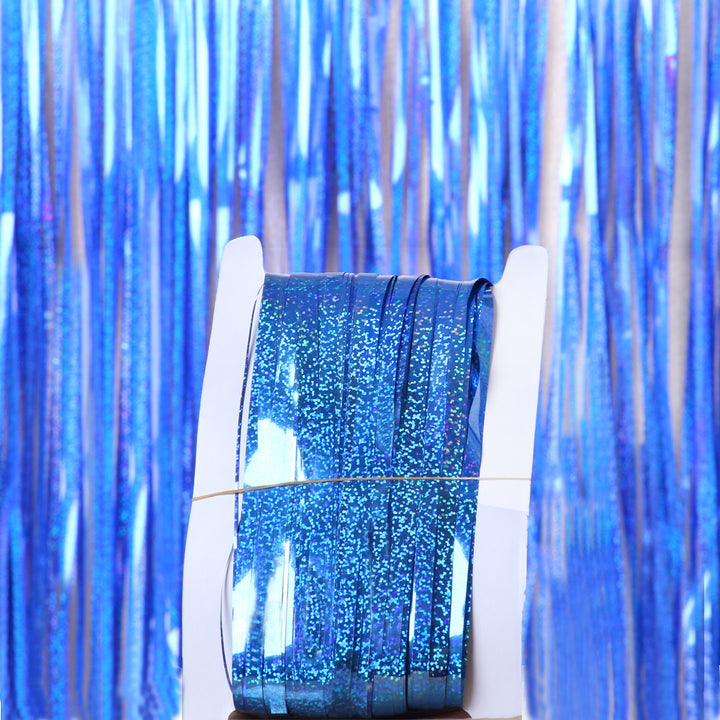 Glittering Metallic Fringe Curtain