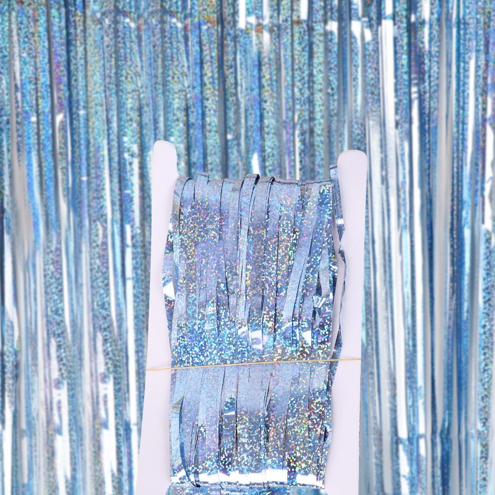 Glittering Metallic Fringe Curtain