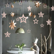 paper star garlands 7 pcs set - MRSLM