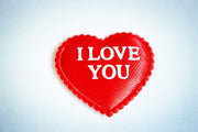 red heart shaped confetti, view 4 - MRSLM