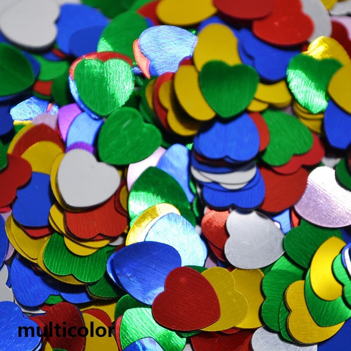 Colorful Heart Shaped Confetti