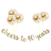 Milestone birthday garland with balloons, view 28 - MRSLM