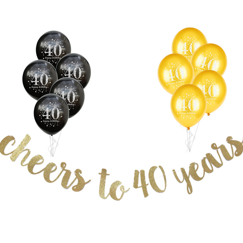 Milestone birthday garland with balloons, view 15 - MRSLM