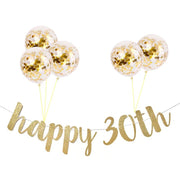 Milestone birthday garland with balloons, view 21 - MRSLM