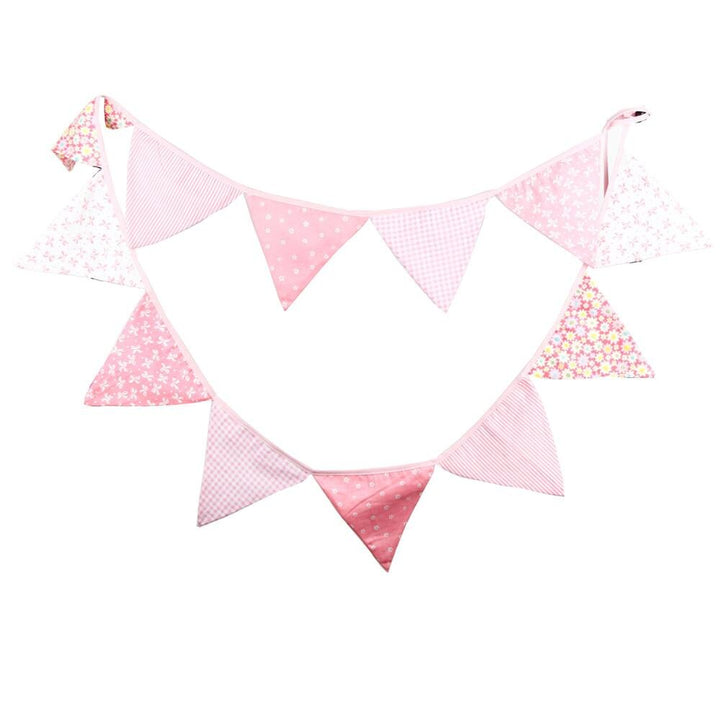 Colorful Cotton Flags Party Banner