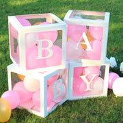 transparent letter patterned box, view 29 - MRSLM