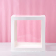 transparent letter patterned box, view 3 - MRSLM
