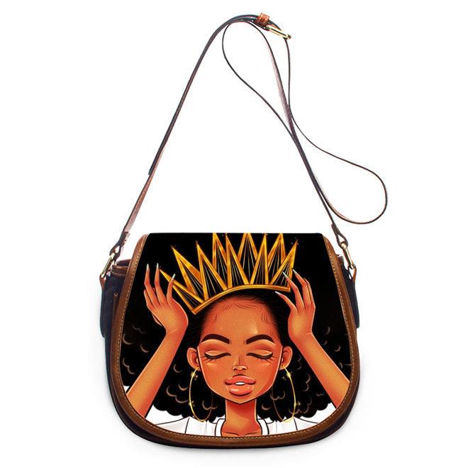 African Pu women's One Shoulder Messenger Bag - MRSLM