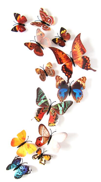 3D magnet butterfly party decorations, view 28 - MRSLM