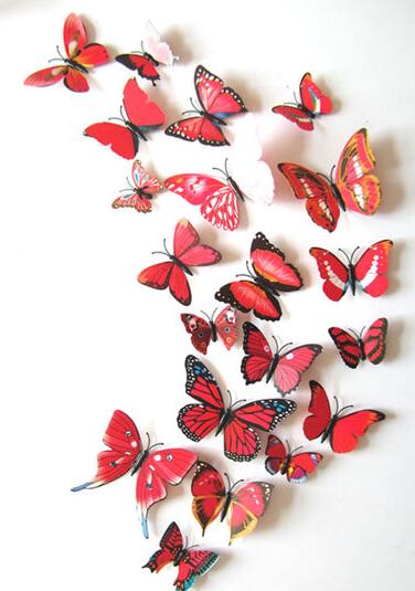 3D magnet butterfly party decorations, view 6 - MRSLM