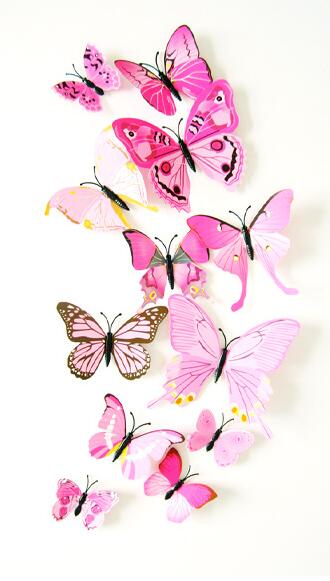 3D magnet butterfly party decorations, view 22 - MRSLM