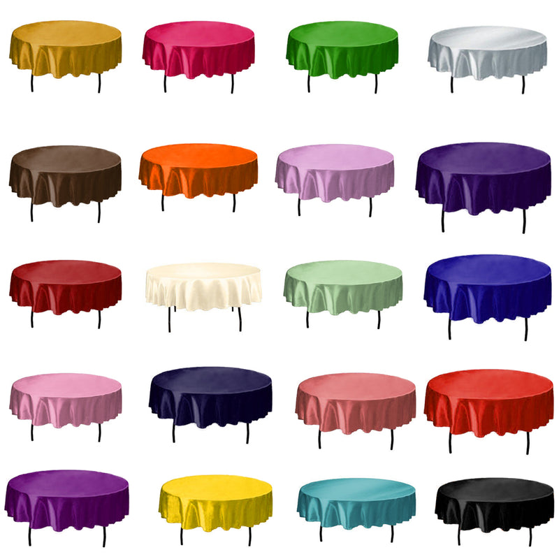round satin tablecloth, view 27 - MRSLM