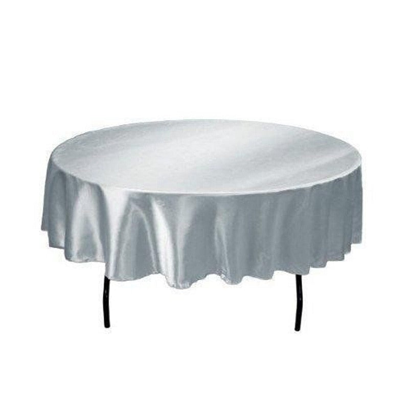 round satin tablecloth, view 13 - MRSLM