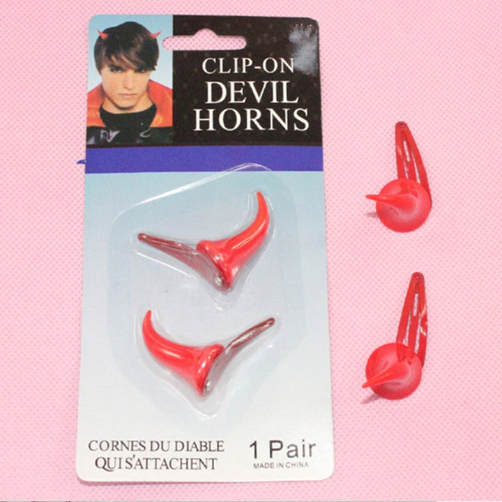 Сlip-On Devil Horns