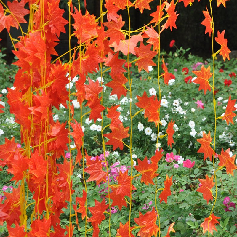 Artifical Autumn Leaves Garland