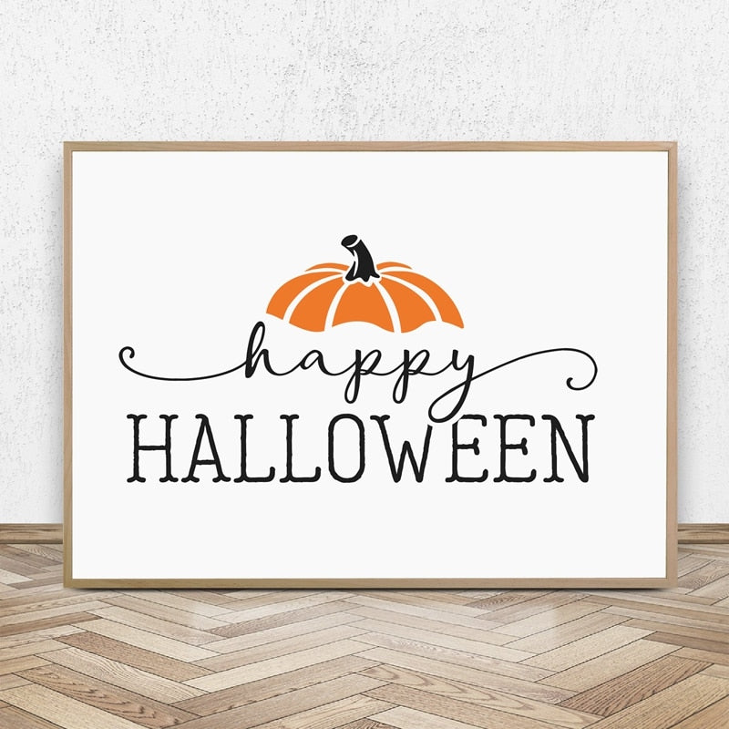 Happy Halloween Canvas Poster