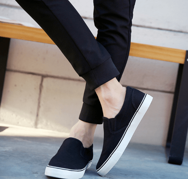 Canvas shoes, one foot, lazy casual shoes - MRSLM