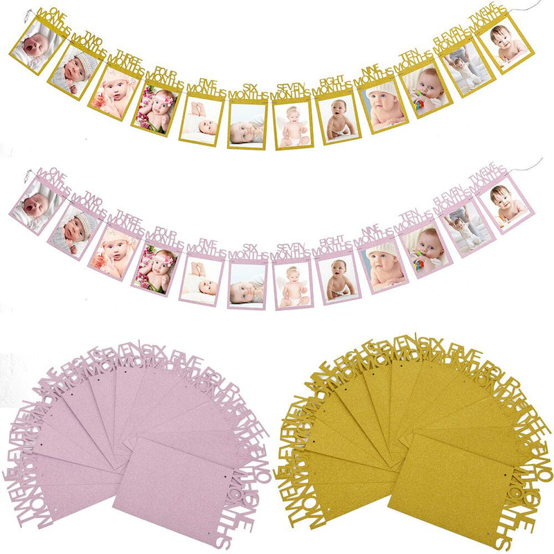 baby first birthday photo banner, view 13 - MRSLM