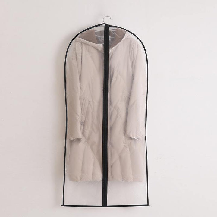 Transparent Clothes Garment Suit Cover Bags Wardrobe Clothes Storage Dustproof Hanger Storage Travel Organizer - MRSLM