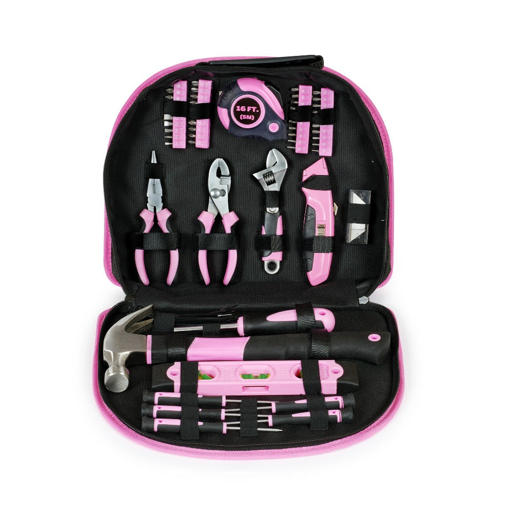 103 pcs Light Pink Color Home Tools Kit