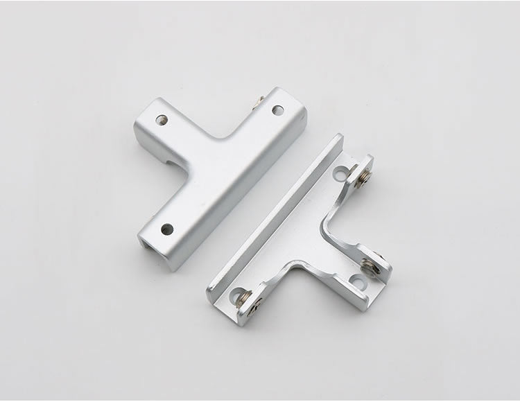 Clips and Connectors for Glass Showcase