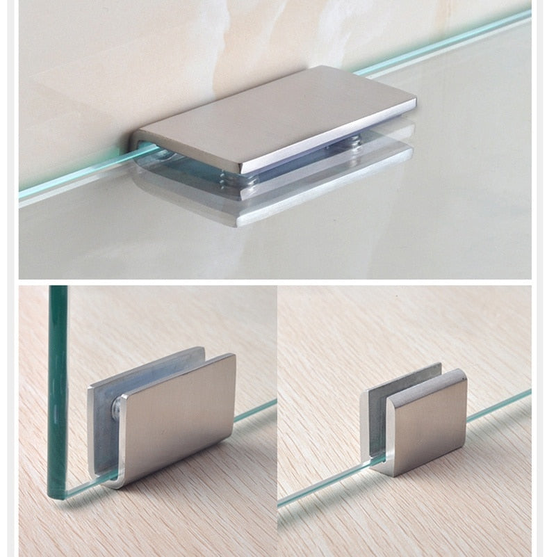 Clamps for 8-11mm Glass Shelves