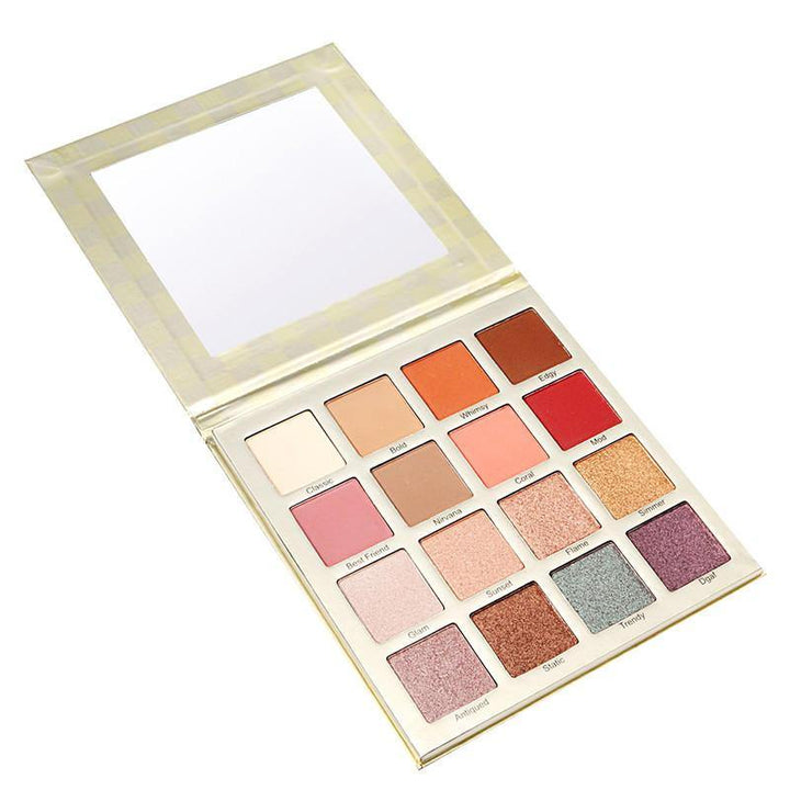 16 Colors Glitter Shinning Eye Shadow Eye Face Palette Makeup Kit Set Make Up - MRSLM