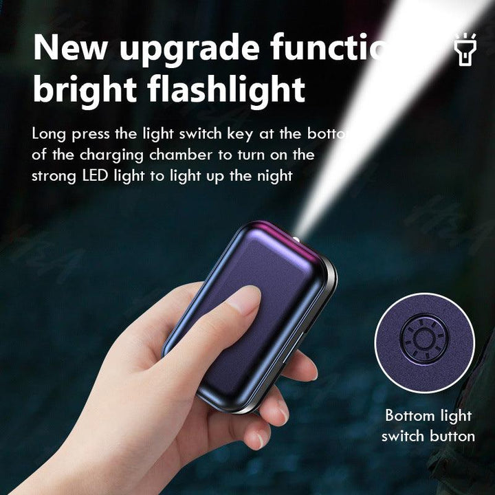 Bright flashlight in ear wireless headset TWS - MRSLM