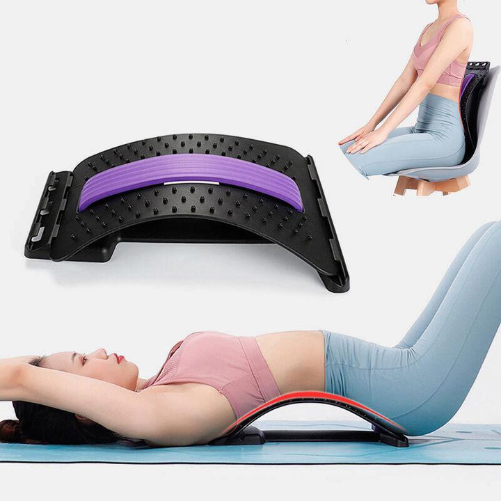 Stretch Equipment Back Massager Magic Stretcher Fitness Lumbar Support Relaxation Lumbar Tractor - MRSLM