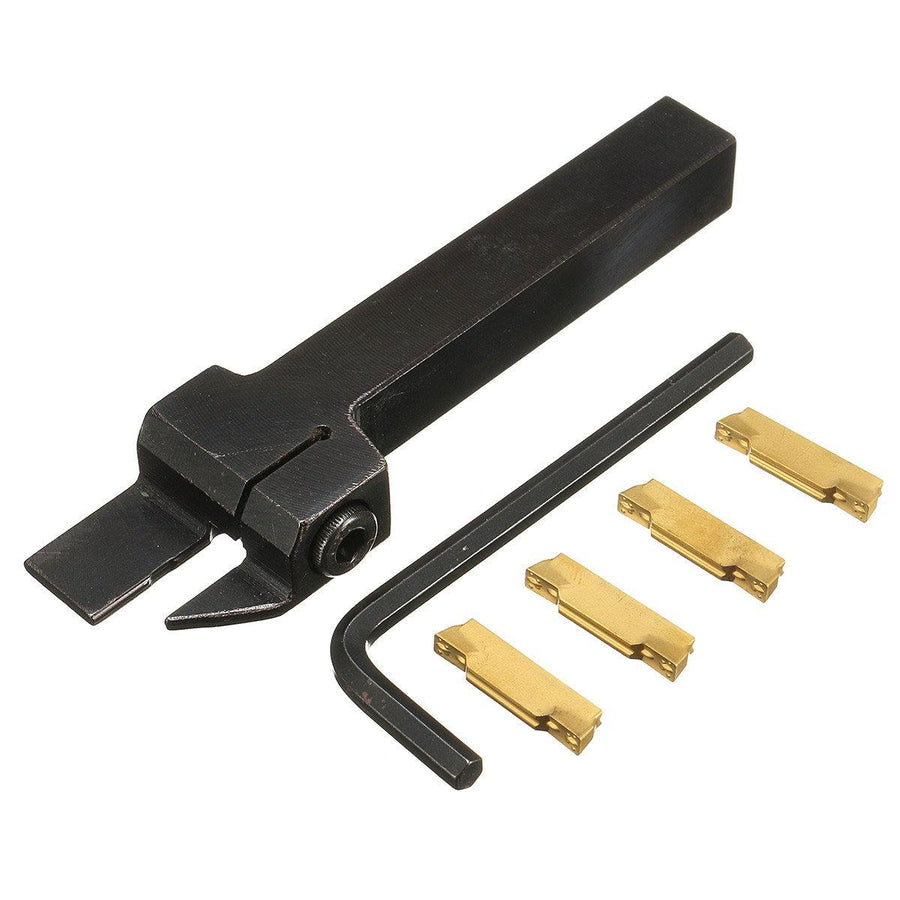 MGEHR1212-3 External Grooving Tool Turning Tool Holder For 3mm Cut With 4pcs MGMN300 Inserts - MRSLM