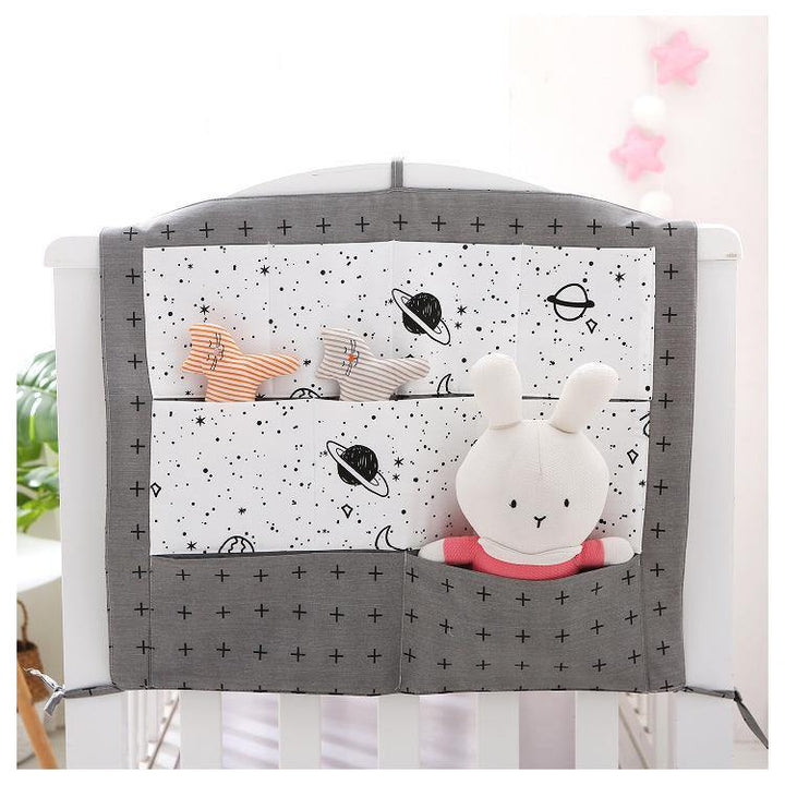 Baby Crib Bedside Hanging Multifunction Storage Bag - MRSLM